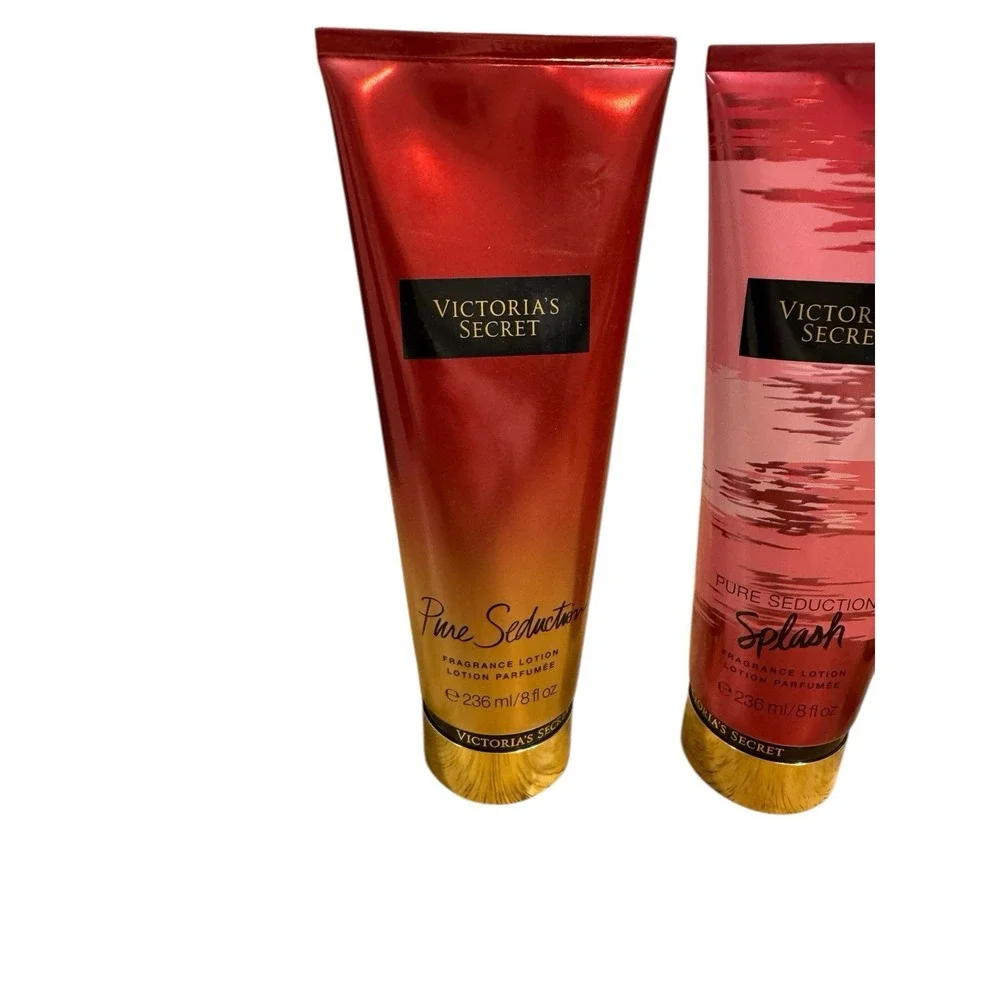 Lot of‎ 3 🔥Victoria's Secret 🤑Pure Seduction & Splash Fragrance Lotion 8oz New